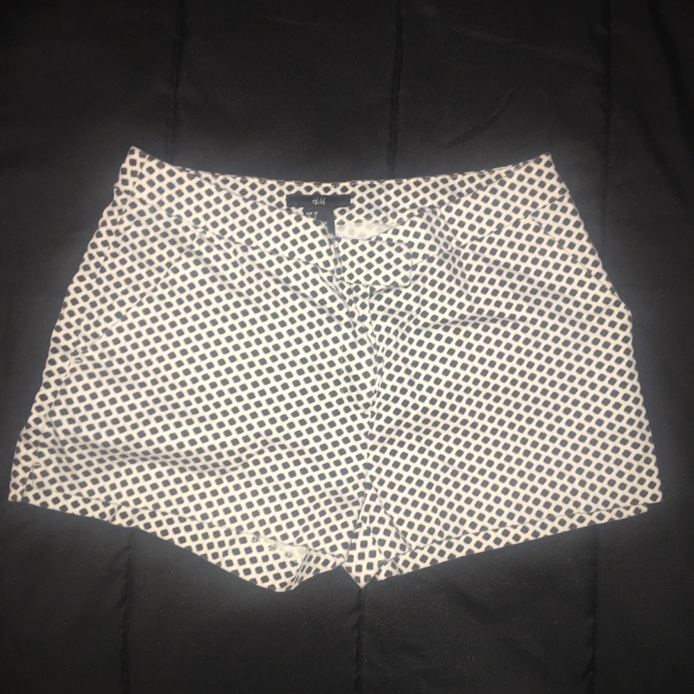 Blacks and white shorts